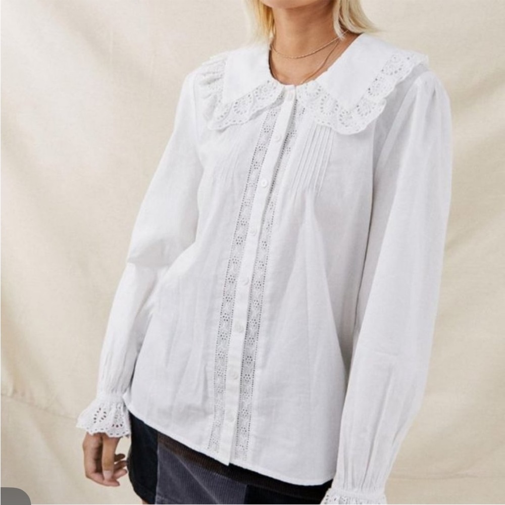 UO Aimee eyelet blouse